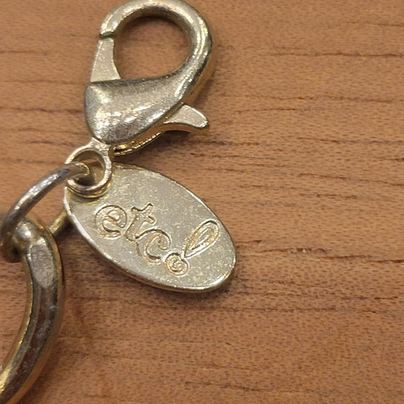 Champagne colored teardrop necklace by etc. - Picture 3 of 4